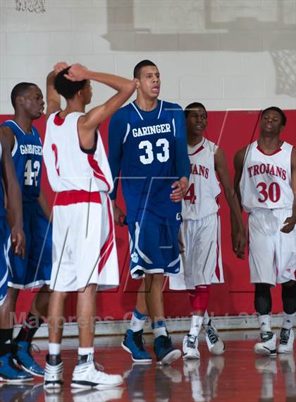 Thumbnail 1 in Garinger @ Olympic (NCHSAA 4A Playoff)  photogallery.