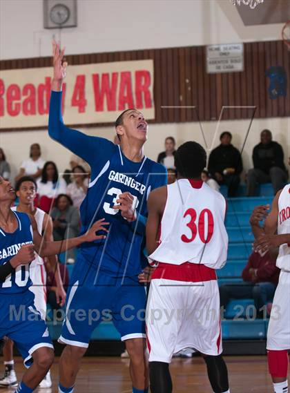 Thumbnail 2 in Garinger @ Olympic (NCHSAA 4A Playoff)  photogallery.