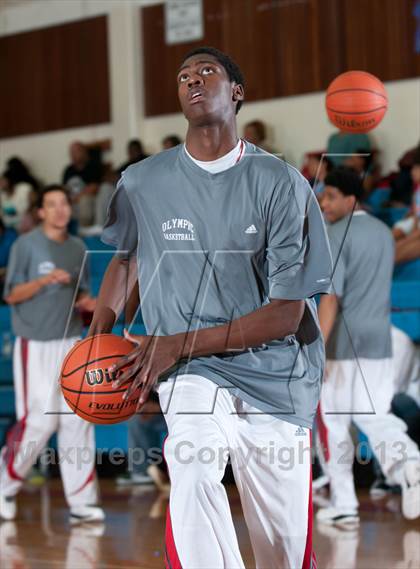 Thumbnail 2 in Garinger @ Olympic (NCHSAA 4A Playoff)  photogallery.