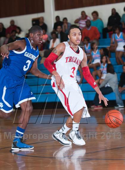 Thumbnail 3 in Garinger @ Olympic (NCHSAA 4A Playoff)  photogallery.