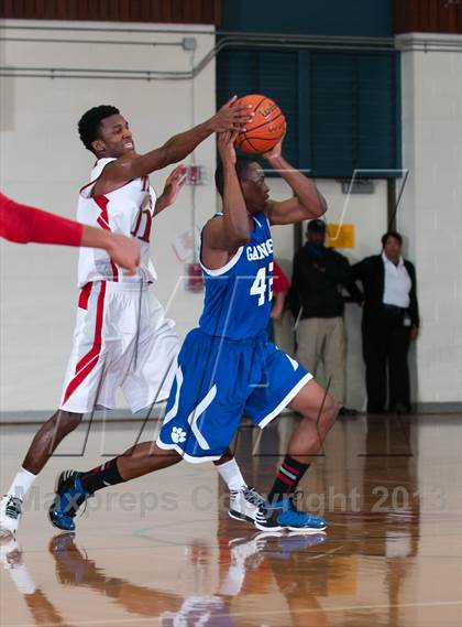 Thumbnail 2 in Garinger @ Olympic (NCHSAA 4A Playoff)  photogallery.