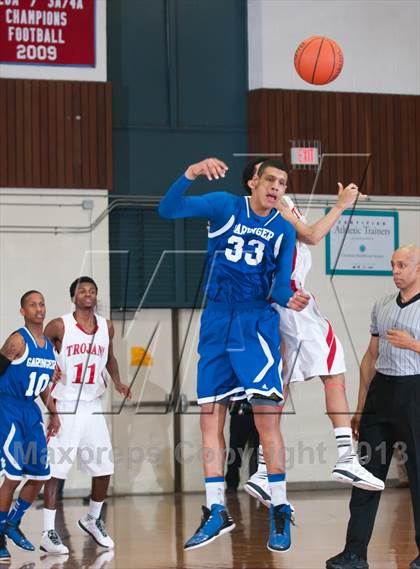 Thumbnail 1 in Garinger @ Olympic (NCHSAA 4A Playoff)  photogallery.