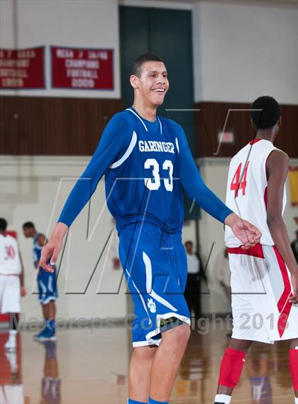 Thumbnail 2 in Garinger @ Olympic (NCHSAA 4A Playoff)  photogallery.