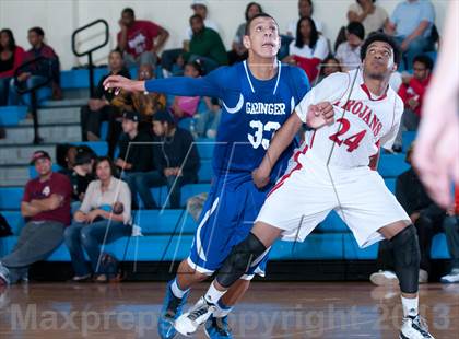 Thumbnail 2 in Garinger @ Olympic (NCHSAA 4A Playoff)  photogallery.