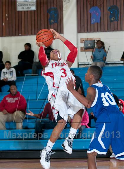 Thumbnail 3 in Garinger @ Olympic (NCHSAA 4A Playoff)  photogallery.