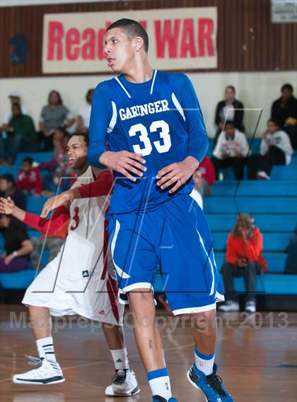 Thumbnail 2 in Garinger @ Olympic (NCHSAA 4A Playoff)  photogallery.