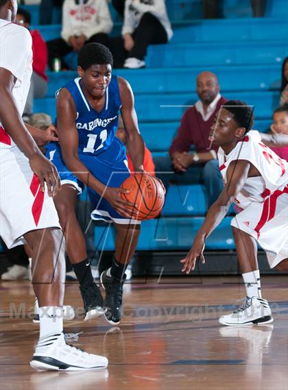 Thumbnail 1 in Garinger @ Olympic (NCHSAA 4A Playoff)  photogallery.