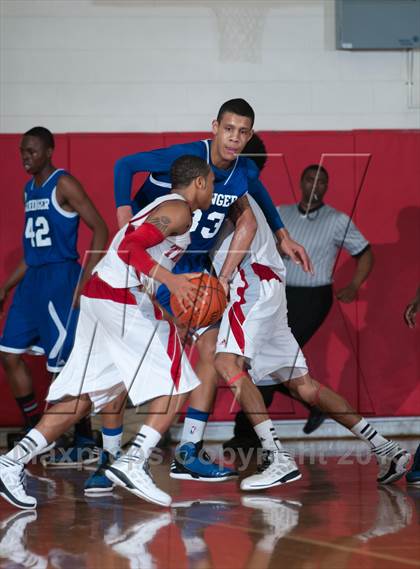 Thumbnail 3 in Garinger @ Olympic (NCHSAA 4A Playoff)  photogallery.