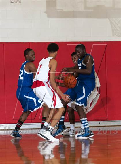Thumbnail 1 in Garinger @ Olympic (NCHSAA 4A Playoff)  photogallery.