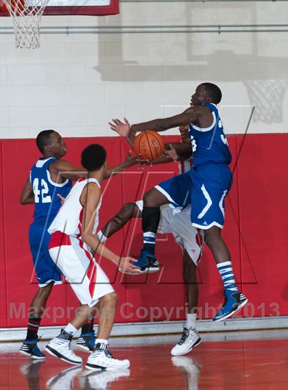 Thumbnail 3 in Garinger @ Olympic (NCHSAA 4A Playoff)  photogallery.