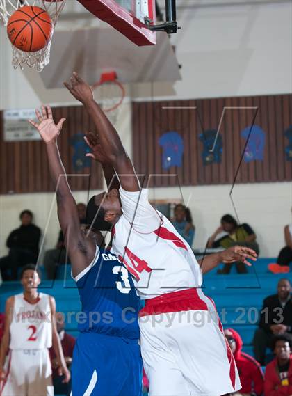 Thumbnail 2 in Garinger @ Olympic (NCHSAA 4A Playoff)  photogallery.