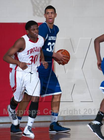 Thumbnail 3 in Garinger @ Olympic (NCHSAA 4A Playoff)  photogallery.
