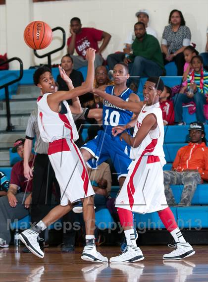 Thumbnail 2 in Garinger @ Olympic (NCHSAA 4A Playoff)  photogallery.