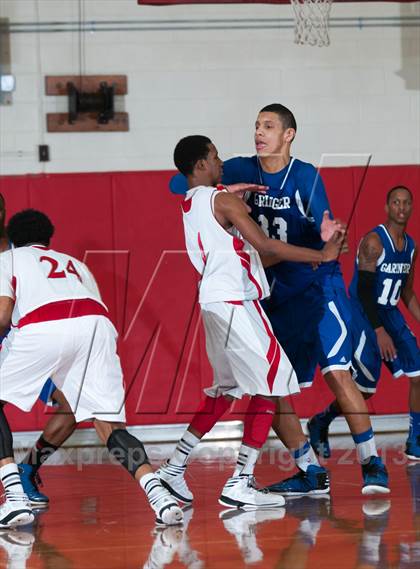 Thumbnail 2 in Garinger @ Olympic (NCHSAA 4A Playoff)  photogallery.