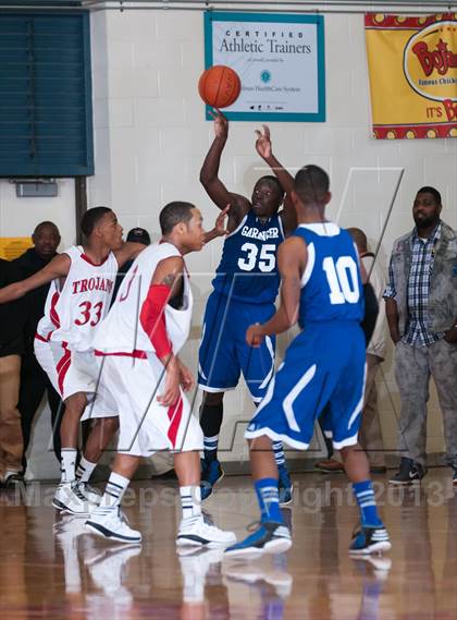 Thumbnail 2 in Garinger @ Olympic (NCHSAA 4A Playoff)  photogallery.