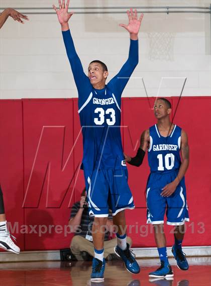 Thumbnail 1 in Garinger @ Olympic (NCHSAA 4A Playoff)  photogallery.