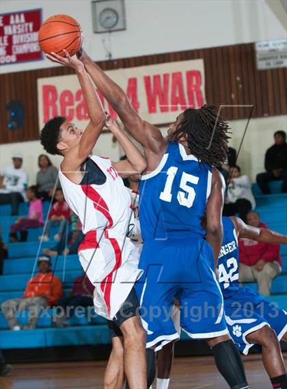 Thumbnail 2 in Garinger @ Olympic (NCHSAA 4A Playoff)  photogallery.