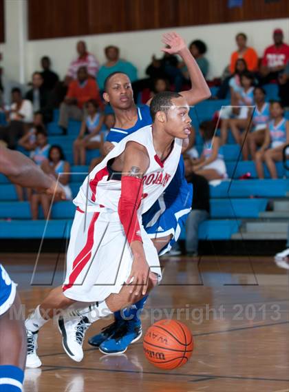 Thumbnail 1 in Garinger @ Olympic (NCHSAA 4A Playoff)  photogallery.