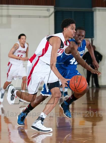 Thumbnail 1 in Garinger @ Olympic (NCHSAA 4A Playoff)  photogallery.
