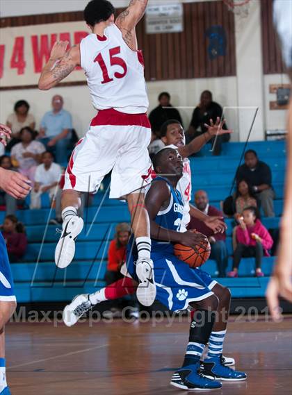 Thumbnail 3 in Garinger @ Olympic (NCHSAA 4A Playoff)  photogallery.