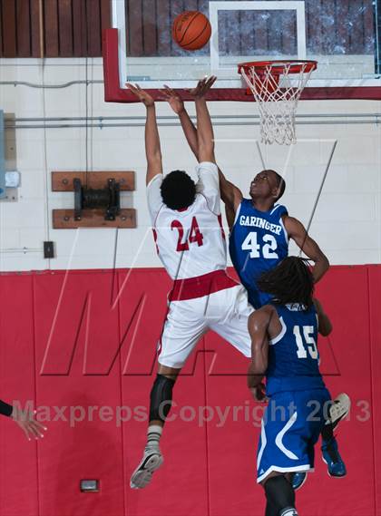 Thumbnail 2 in Garinger @ Olympic (NCHSAA 4A Playoff)  photogallery.
