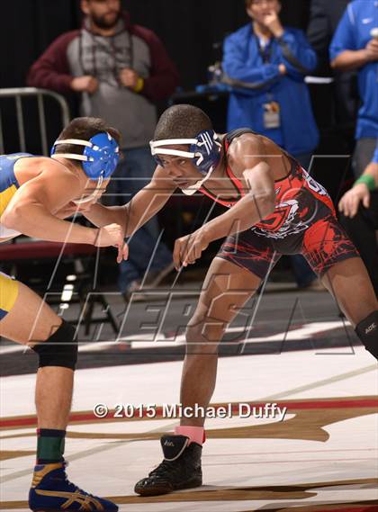 Thumbnail 1 in CIF State Boys Wrestling Championships (Round 1) photogallery.