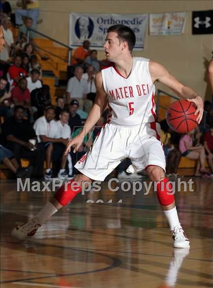 Thumbnail 2 in Bishop Gorman vs. Mater Dei (City of Palms Classic) photogallery.
