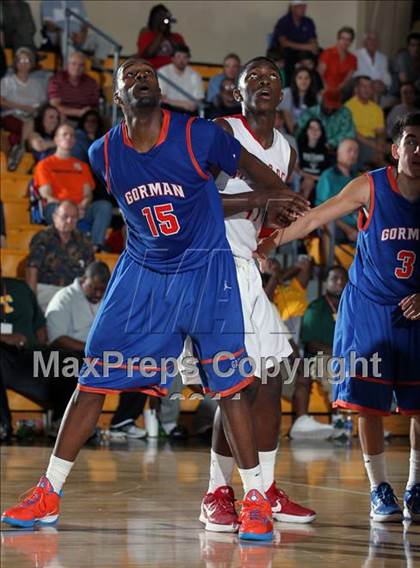 Thumbnail 2 in Bishop Gorman vs. Mater Dei (City of Palms Classic) photogallery.