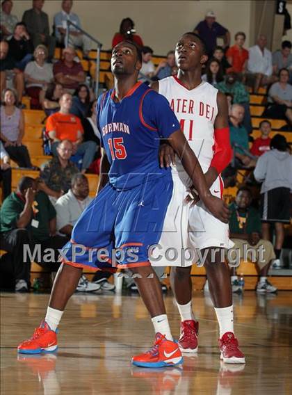 Thumbnail 1 in Bishop Gorman vs. Mater Dei (City of Palms Classic) photogallery.