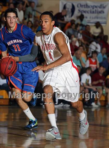 Thumbnail 3 in Bishop Gorman vs. Mater Dei (City of Palms Classic) photogallery.
