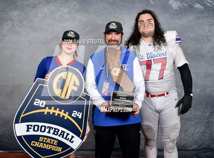 Thumbnail 2 in St. Vincent de Paul (CIF State Div. 4-AA Awards) photogallery.