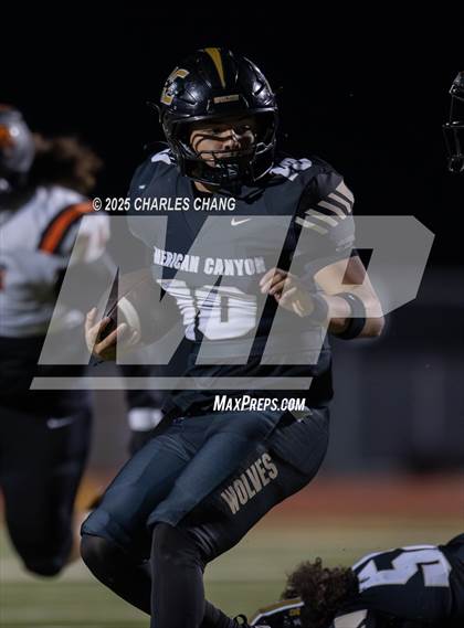 Thumbnail 1 in California @ American Canyon (CIF NCS D2 Quarterfinal) photogallery.