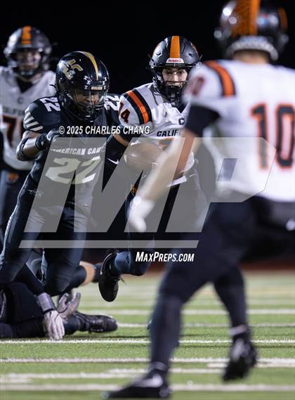 Thumbnail 1 in California @ American Canyon (CIF NCS D2 Quarterfinal) photogallery.