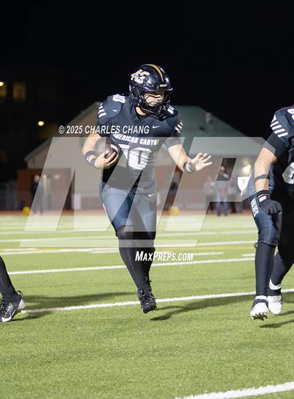 Thumbnail 1 in California @ American Canyon (CIF NCS D2 Quarterfinal) photogallery.