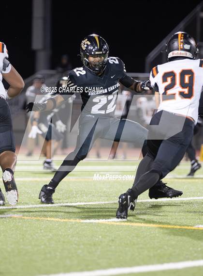 Thumbnail 1 in California @ American Canyon (CIF NCS D2 Quarterfinal) photogallery.