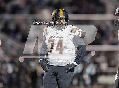 Thumbnail 1 in California @ American Canyon (CIF NCS D2 Quarterfinal) photogallery.