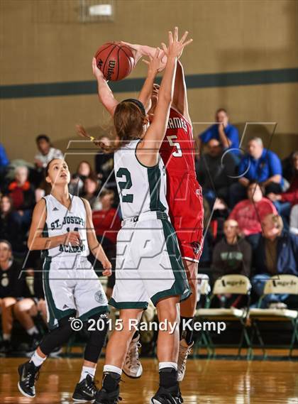 Thumbnail 3 in St Joseph's Academy vs St. James  (St. Joseph's Academy Shootout) photogallery.