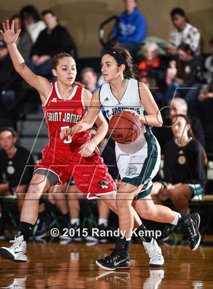 Thumbnail 2 in St Joseph's Academy vs St. James  (St. Joseph's Academy Shootout) photogallery.
