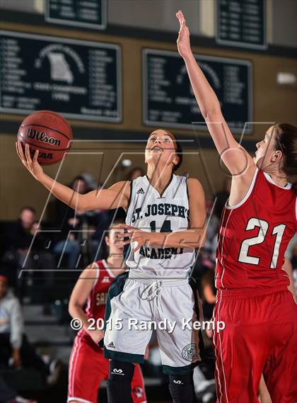 Thumbnail 2 in St Joseph's Academy vs St. James  (St. Joseph's Academy Shootout) photogallery.
