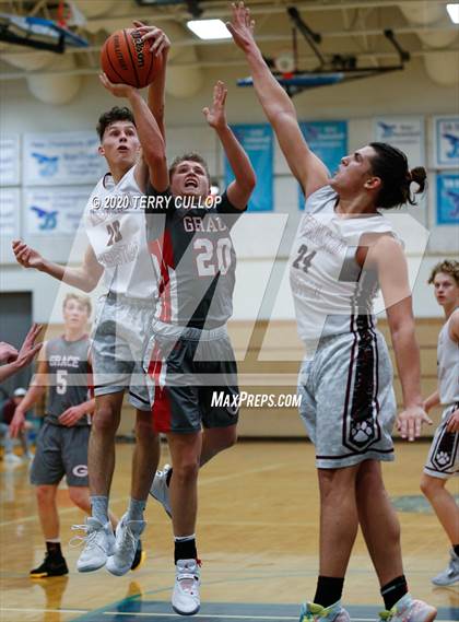 Thumbnail 3 in Grace vs. Intermountain Christian (Eagle Holiday Shootout) photogallery.