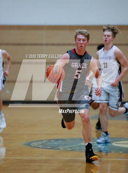 Thumbnail 2 in Grace vs. Intermountain Christian (Eagle Holiday Shootout) photogallery.