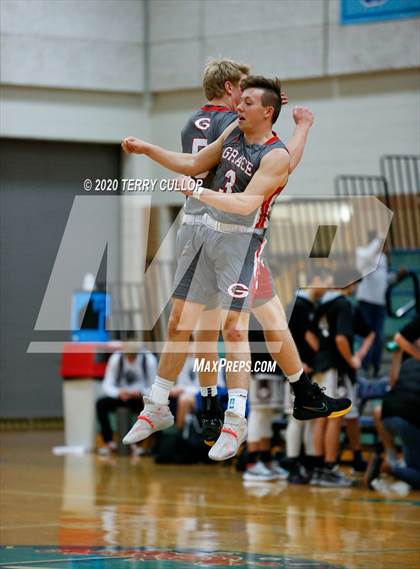 Thumbnail 1 in Grace vs. Intermountain Christian (Eagle Holiday Shootout) photogallery.