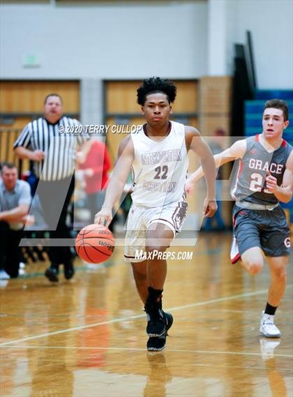 Thumbnail 1 in Grace vs. Intermountain Christian (Eagle Holiday Shootout) photogallery.