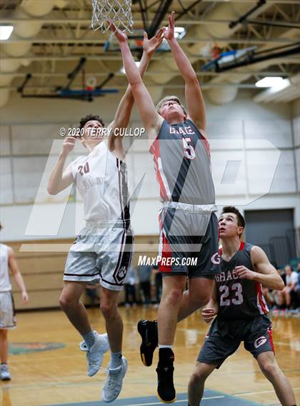 Thumbnail 3 in Grace vs. Intermountain Christian (Eagle Holiday Shootout) photogallery.