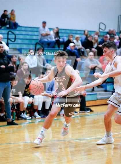 Thumbnail 1 in Grace vs. Intermountain Christian (Eagle Holiday Shootout) photogallery.