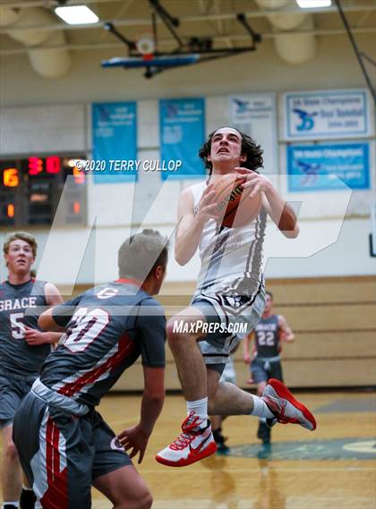 Thumbnail 1 in Grace vs. Intermountain Christian (Eagle Holiday Shootout) photogallery.