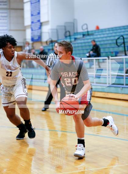 Thumbnail 2 in Grace vs. Intermountain Christian (Eagle Holiday Shootout) photogallery.