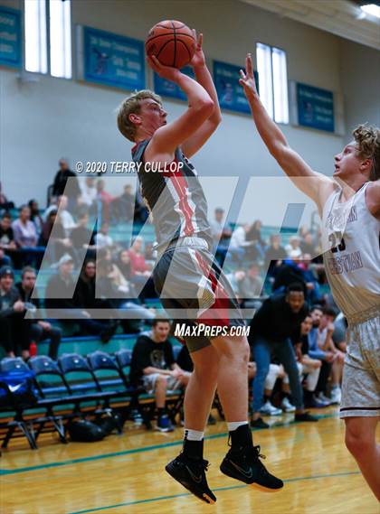 Thumbnail 2 in Grace vs. Intermountain Christian (Eagle Holiday Shootout) photogallery.