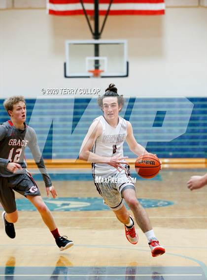 Thumbnail 3 in Grace vs. Intermountain Christian (Eagle Holiday Shootout) photogallery.
