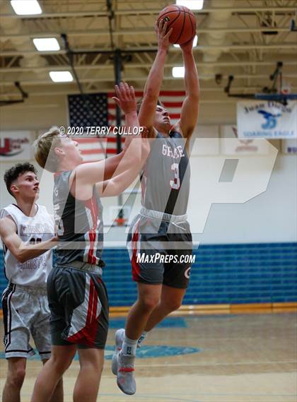 Thumbnail 2 in Grace vs. Intermountain Christian (Eagle Holiday Shootout) photogallery.